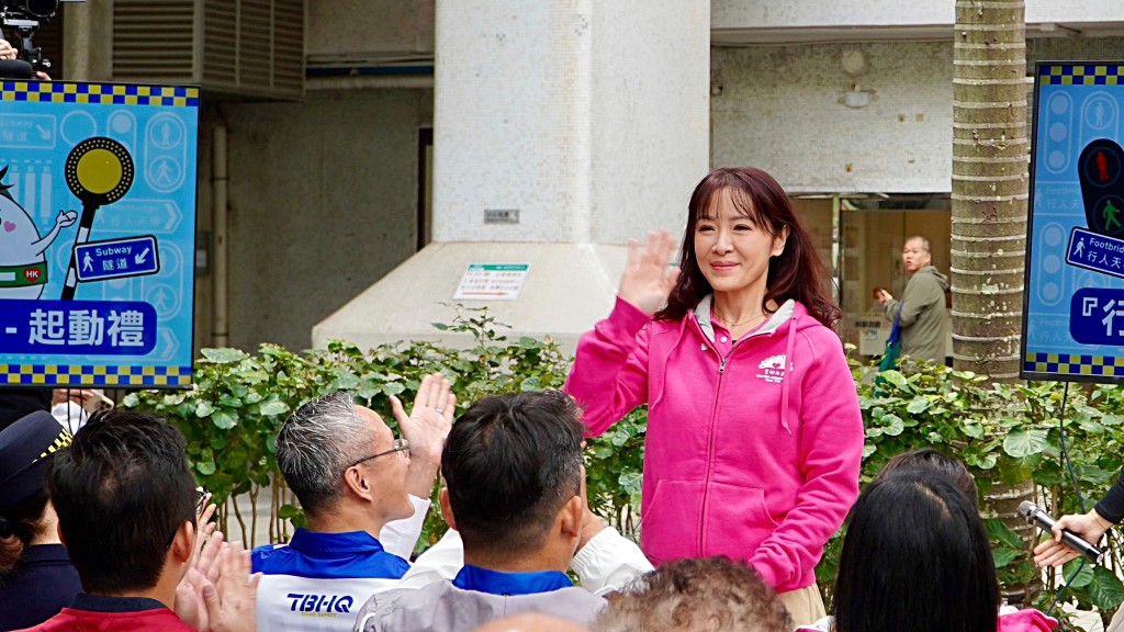 藝人向海嵐參加活動。警方提供