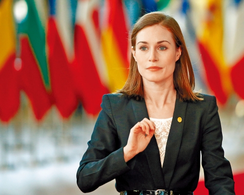 芬蘭女總理馬林積極推動男女薪酬平等。　