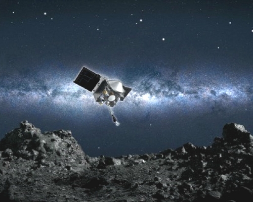美國探測器「Osiris-Rex 號」將降落小行星。NASA圖片