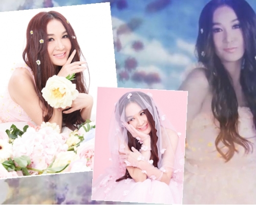 MV中將Irene打造成花花女神。