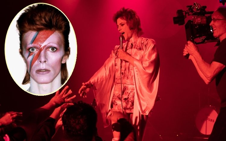 故事主力講在英國已經略有名氣的大衛寶兒，隻身到美國發展的過程。