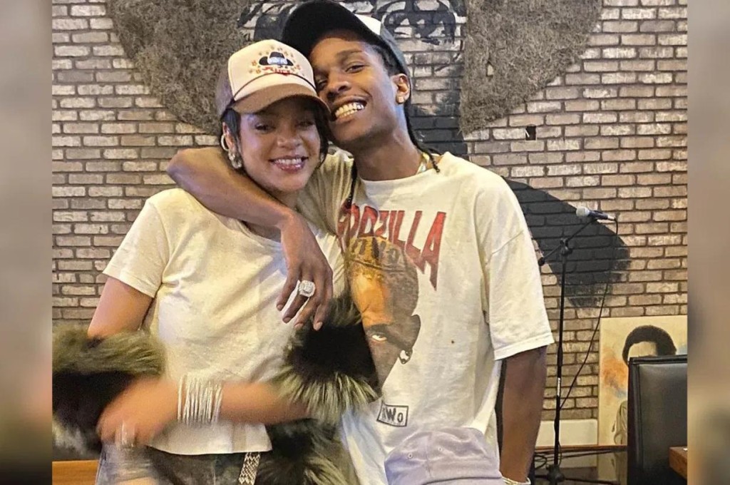 A$AP Rocky到邁阿密演出，Rihanna一宜陪伴。