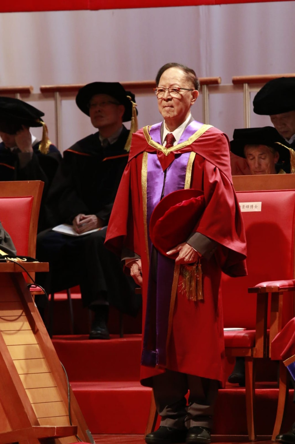 鍾景輝獲香港樹仁大學頒授榮譽文學博士學位