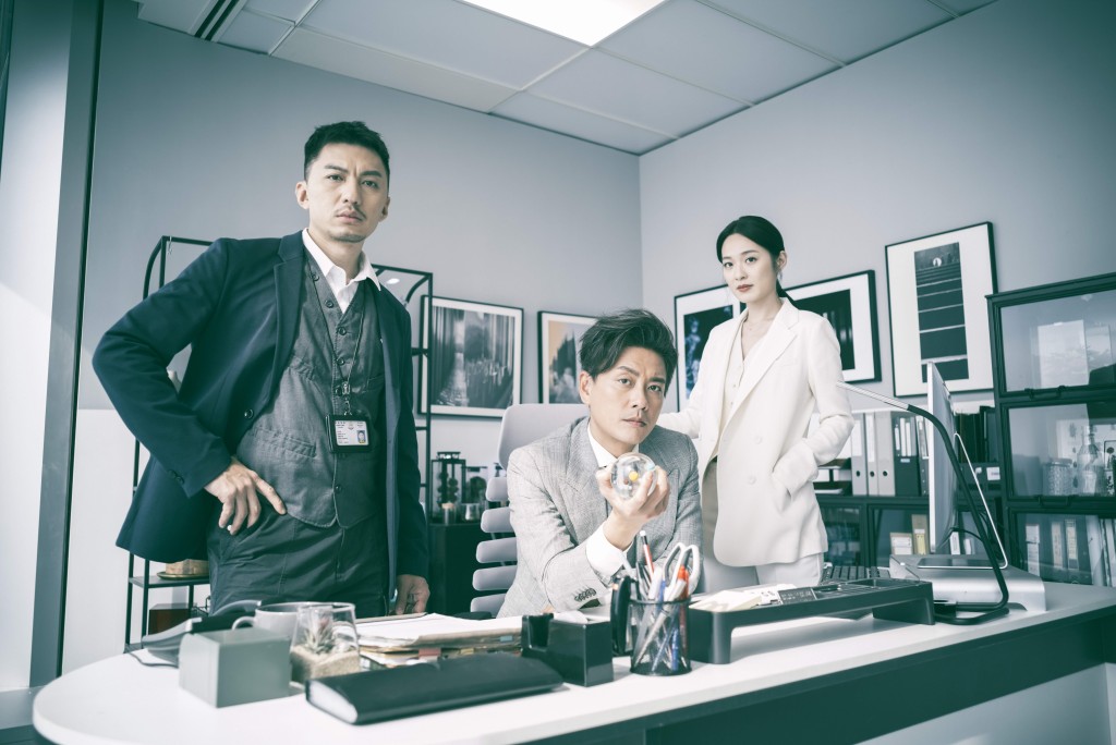 蔡潔亦有份拍去年TVB重頭劇《法証先鋒V》。