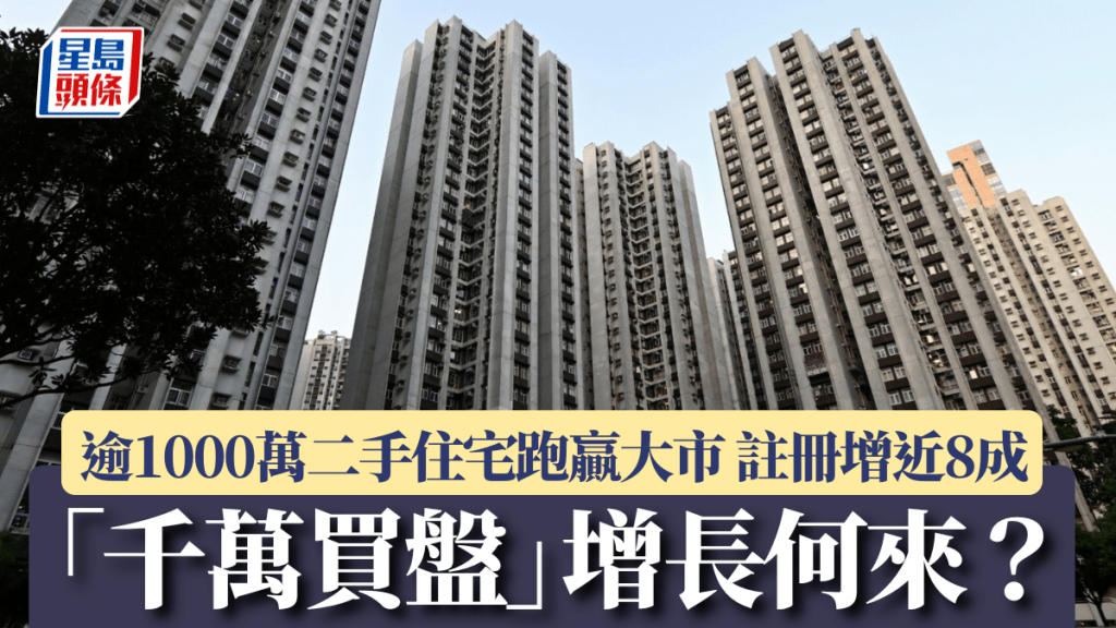 业界指千万元住宅「很普通」，称不上是豪宅，太古城实用面积580呎的「两房则王」，平均一千万左右。