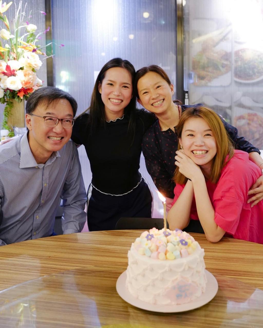 林珊珊與李啟淦已離婚，不過未影響二人與女兒西瓜及野人感情。