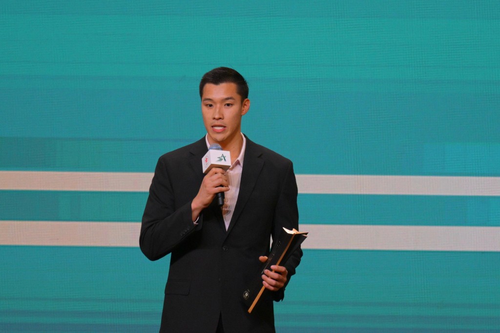 何甄陶專程從美國返港參加頒獎禮。蘇正謙攝