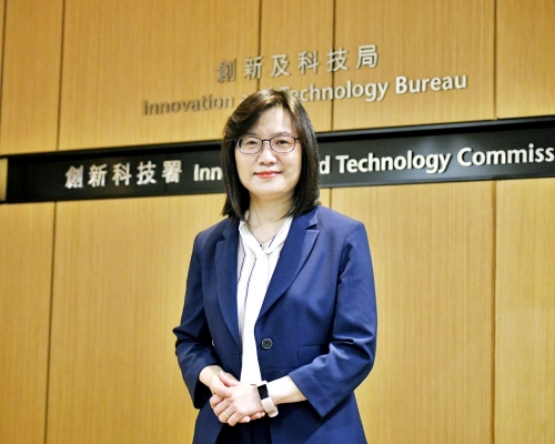 創科署推出計劃資助生產商在香港設立新智能生產線。圖為署長潘婷婷。資料圖片