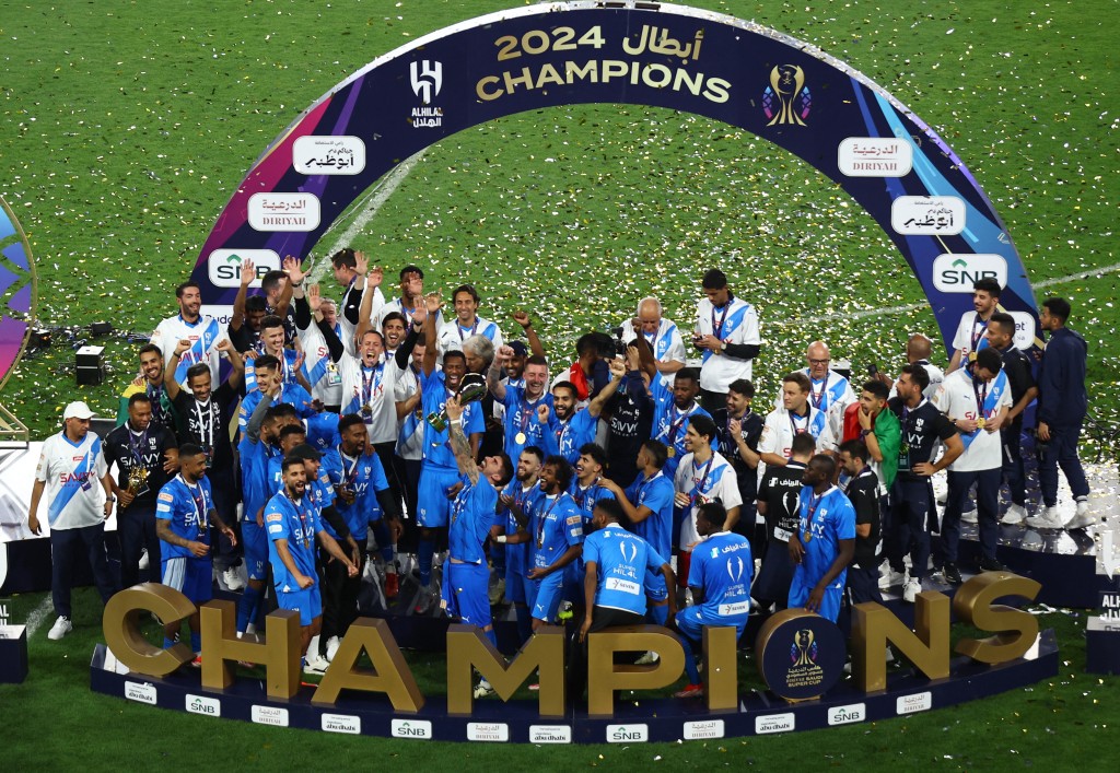 希拉爾奪沙特超級盃。Reuters