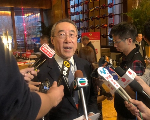 唐英年表示國務院總理李克強發表的工作報告非常務實。