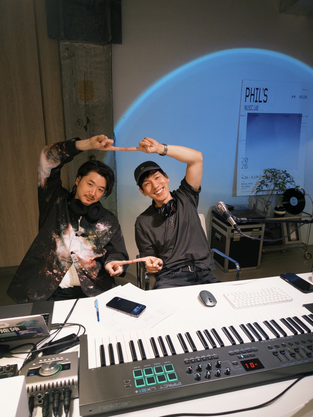 Phil與監製 Edward Chan 。
