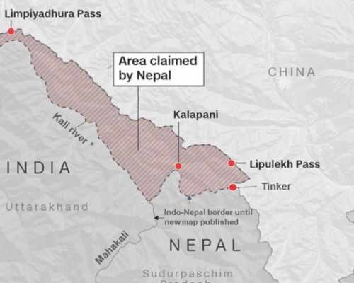 尼泊爾國會通過修憲將3個爭議地區納入新地圖。(網圖)