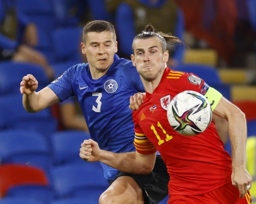 加里夫巴利(右)今季在皇馬長期稱傷，只踢過國際賽。Reuters