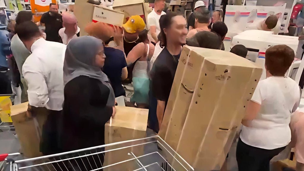 不少法國民眾難熬酷暑，購入冷氣。MoazMoaz777@X