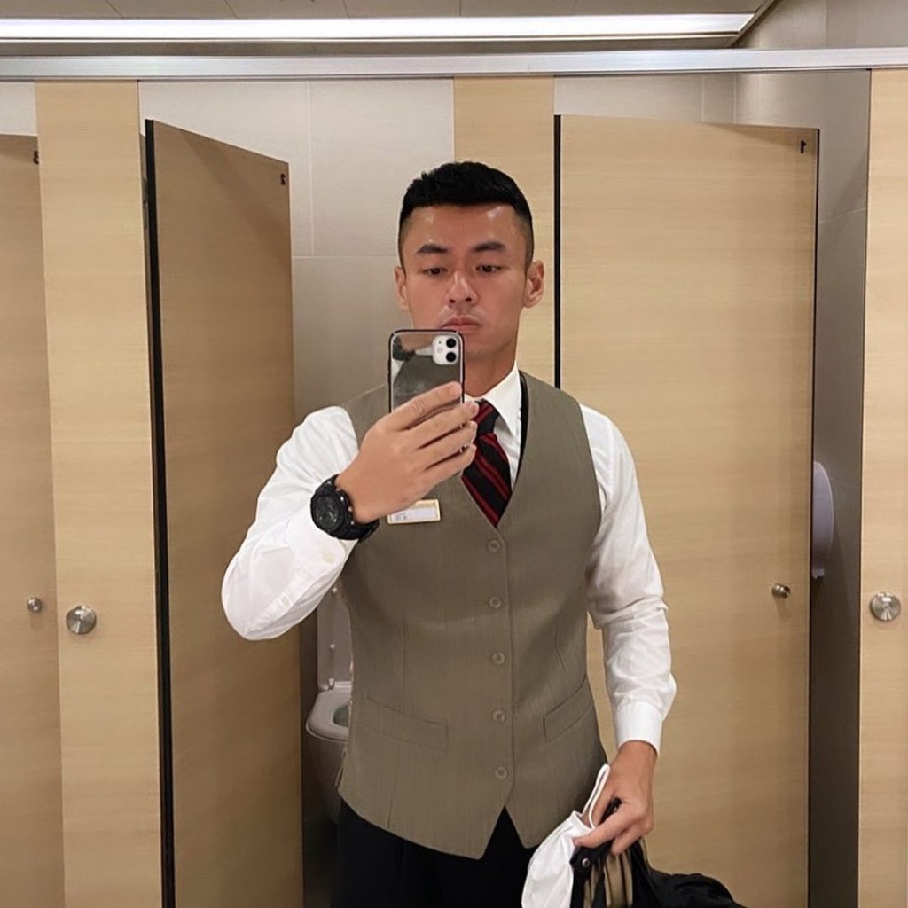 來自台灣的Kevin是國泰空少。