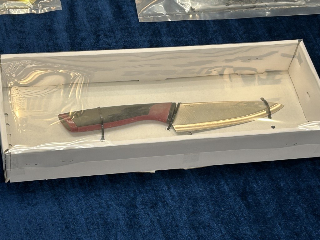 懷疑涉案兇刀。資料圖片 懷疑涉案兇刀。資料圖片