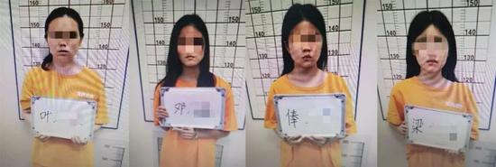 深圳龙岗警方捣破一个诈骗集团。网图
