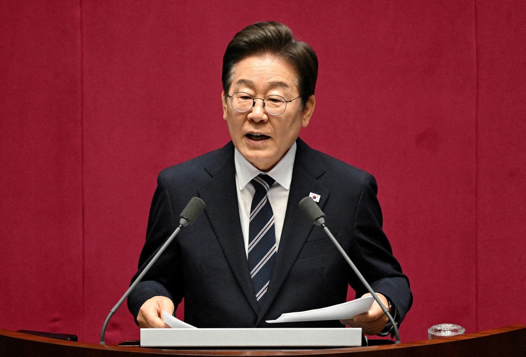 李在明6月4日就職以來，矢言改善與北韓的關係。路透社