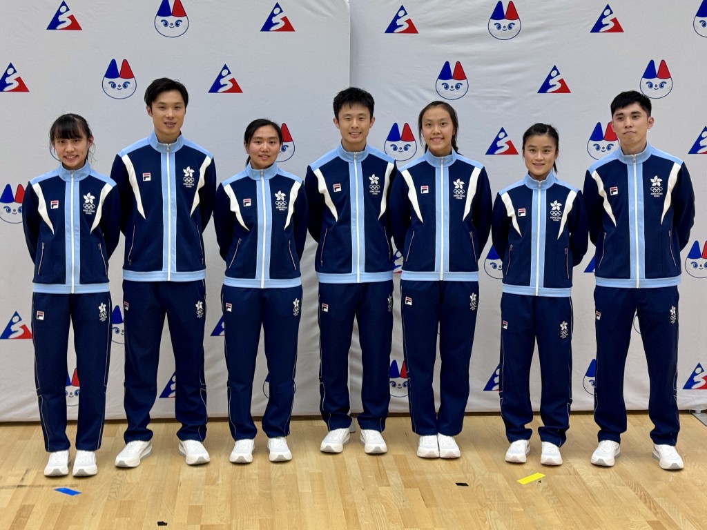 左至右：何子乐、梁子轩、陈善钰、黎卓楠、谢依霖、李嘉儿、邓铭漮。杨功煜摄