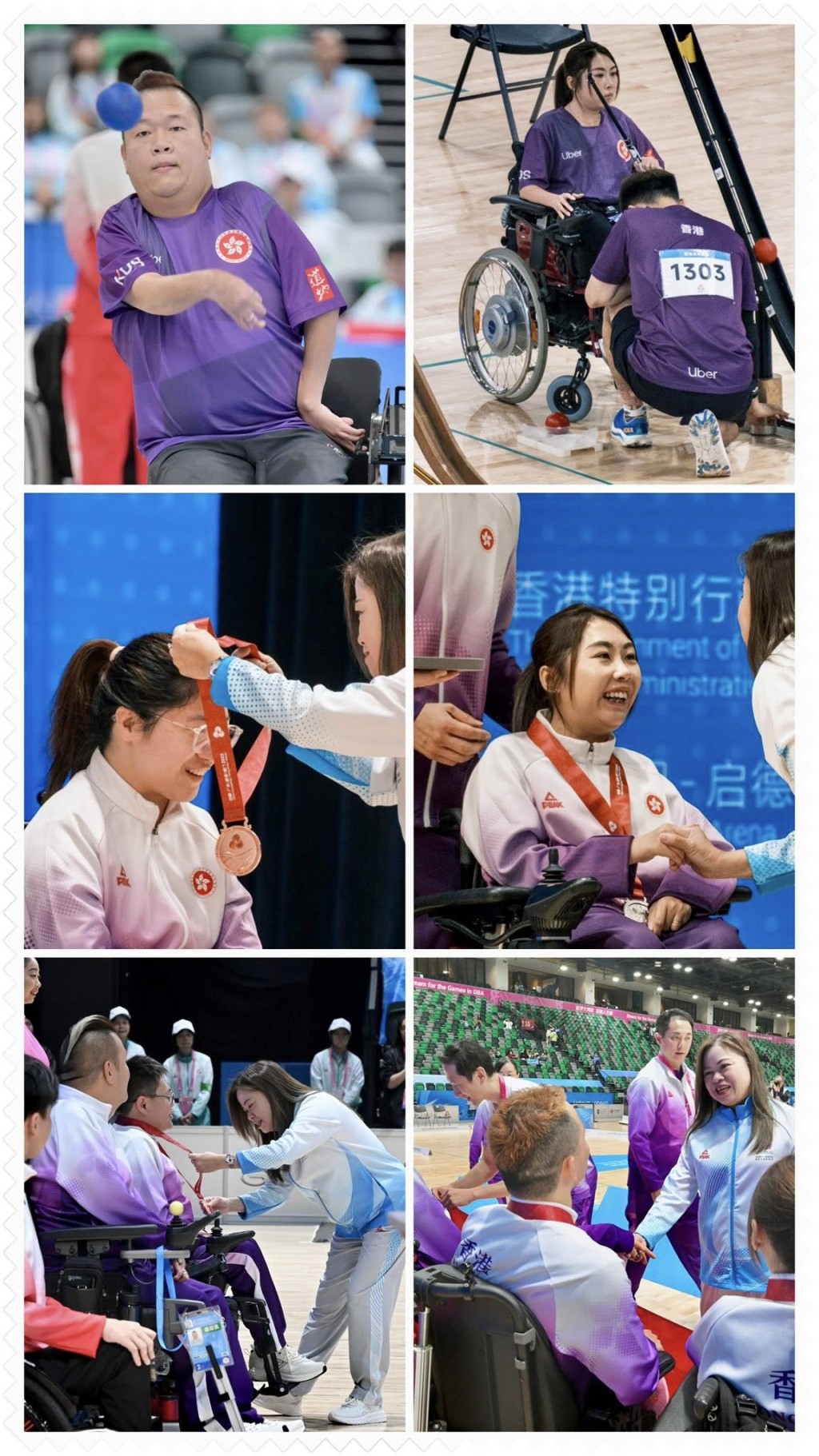 香港運動員在比賽中忘我的表現,最終奪得佳績。羅淑佩FB圖片 香港運動員在比賽中忘我的表現,最終奪得佳績。羅淑佩FB圖片
