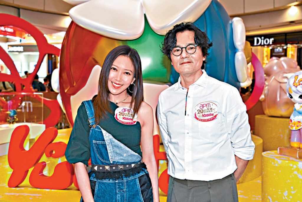 林家棟、鍾舒漫拍檔出席開幕活動。