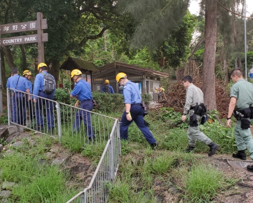 消防上山搜索