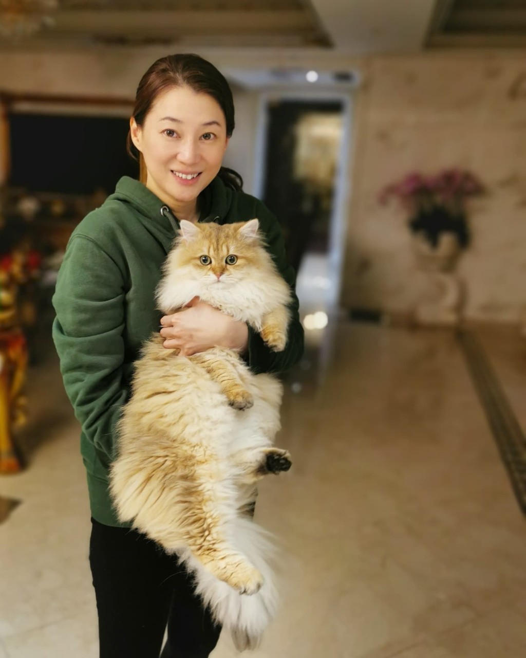 陳伶俐婚後住豪宅。