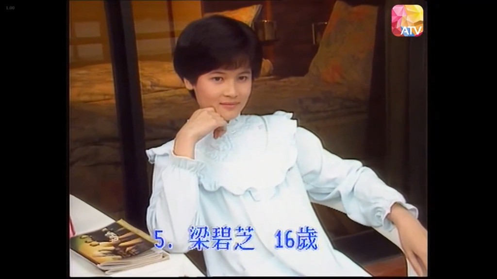 梁碧芝1990年参加亚视“香港美少女大赛”入行。