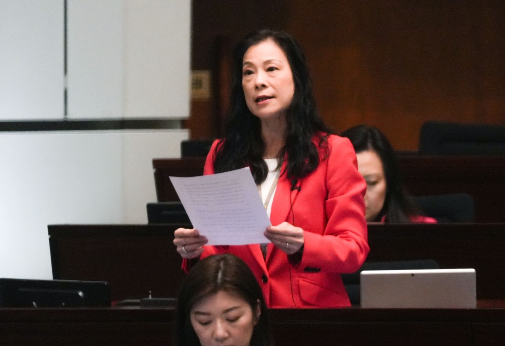 選委界議員陳曼琪建議「港資港法」、「港資港仲裁」擴展至河套外資企業、完善大灣區律師制度。資料圖片 選委界議員陳曼琪建議「港資港法」、「港資港仲裁」擴展至河套外資企業、完善大灣區律師制度。資料圖片