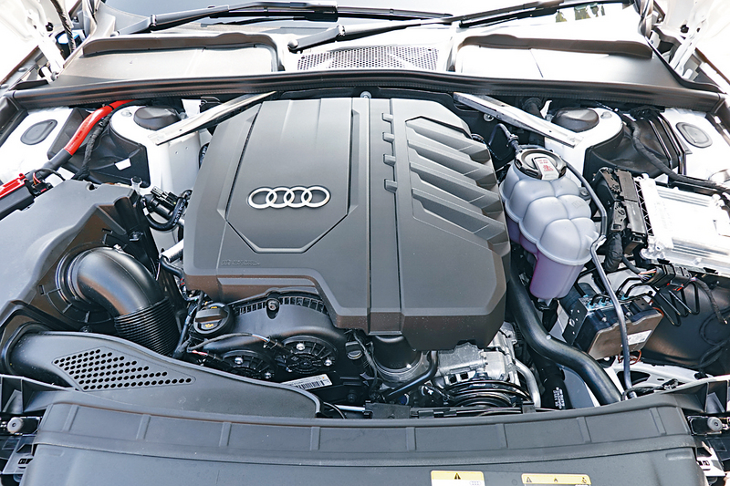 ●204ps馬力2公升Turbo引擎加入12V Mild-Hybrid系統，旨在慳油。