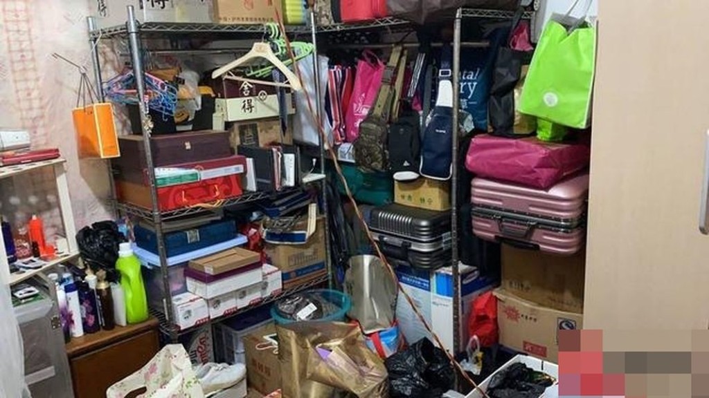 贓物擺滿屋。 網圖