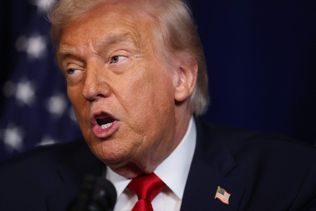 特朗普對烏無人機被指襲普京官邸表示憤怒。法新社