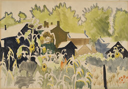 Charles E. Burchfield《August Sunlight》