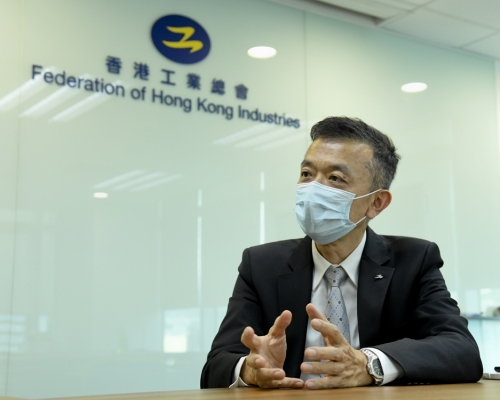 香港工業總會主席葉中賢。資料圖片