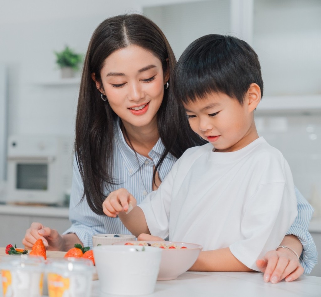  岑麗香及現年6歲多的大兒子Jacob首次母子檔上陣。