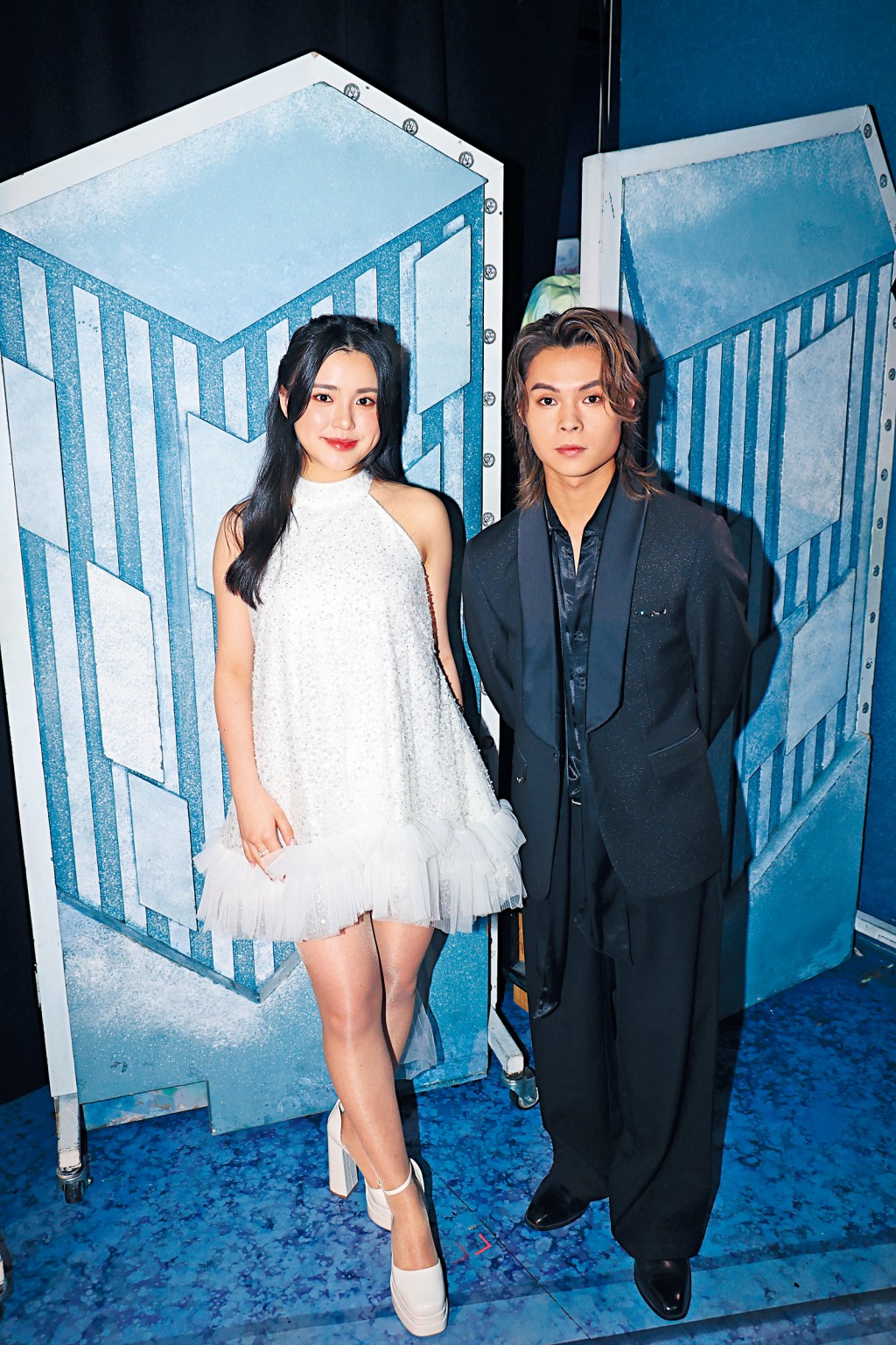 Chantel、Tiger難得跨電視台合作,互相欣賞對方的才華。
