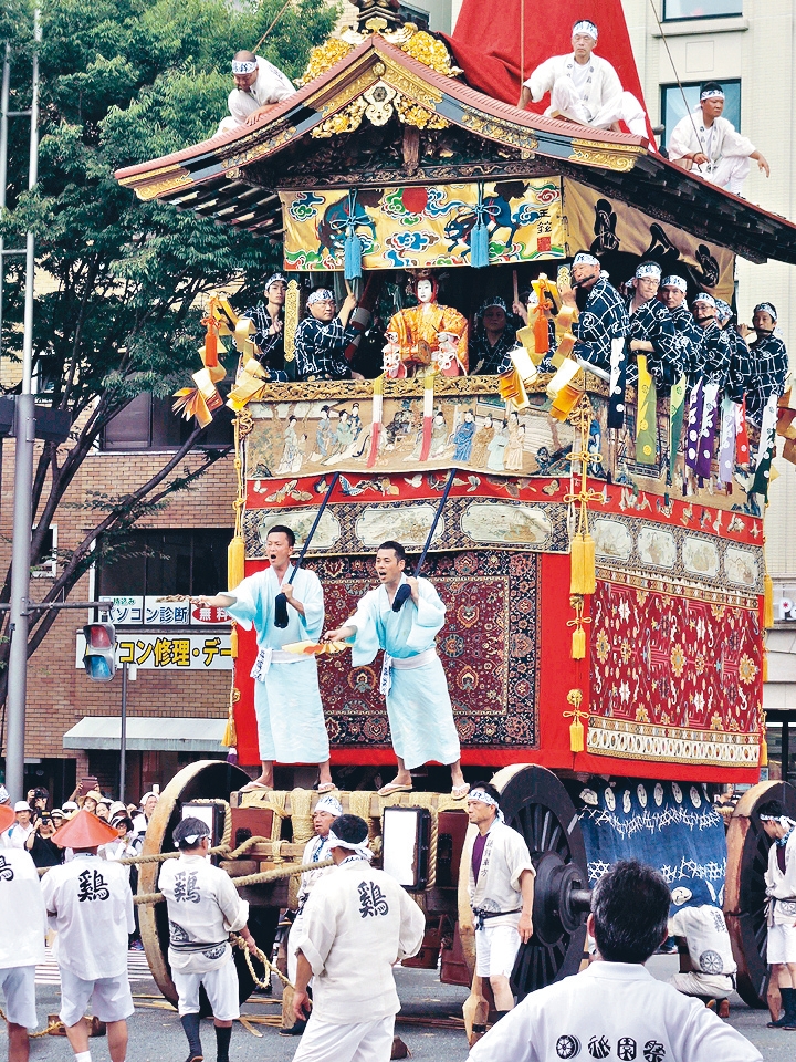 京都祇園祭，據說已有超過一千一百年歷史。