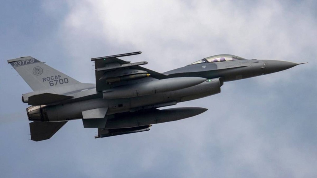 台灣空軍失事的F-16單座戰機。FB:IDF經國號粉絲專頁