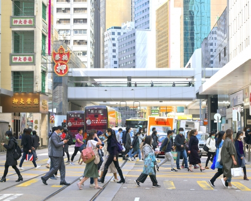 調查指,5項指標均下跌,反映受訪市民不滿本港現時的社會狀況。 資料圖片