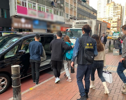 警方行動中共拘捕3人。圖:警方提供