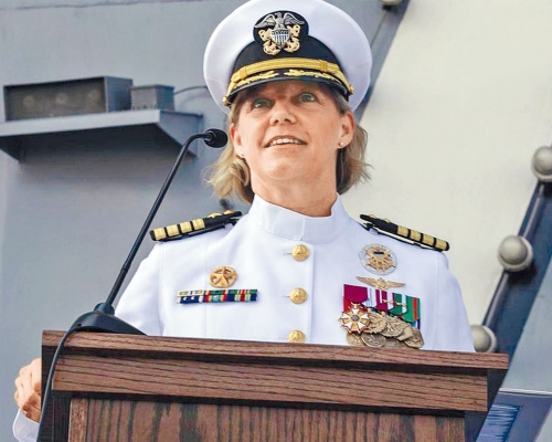 「林肯號」核動力航母艦長鮑恩施密特。