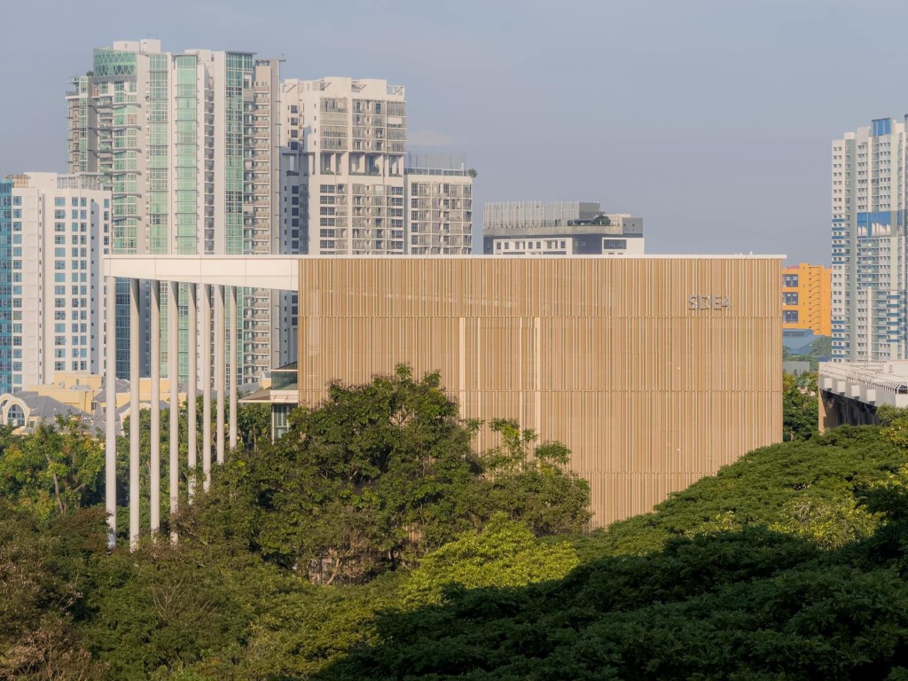 新加坡国立大学的SDE4净零建筑。 facebook