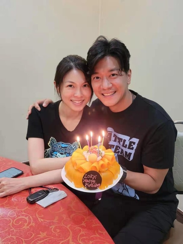 Nicole日前為諾懿慶生,較平時更加臉圓圓有肉地。