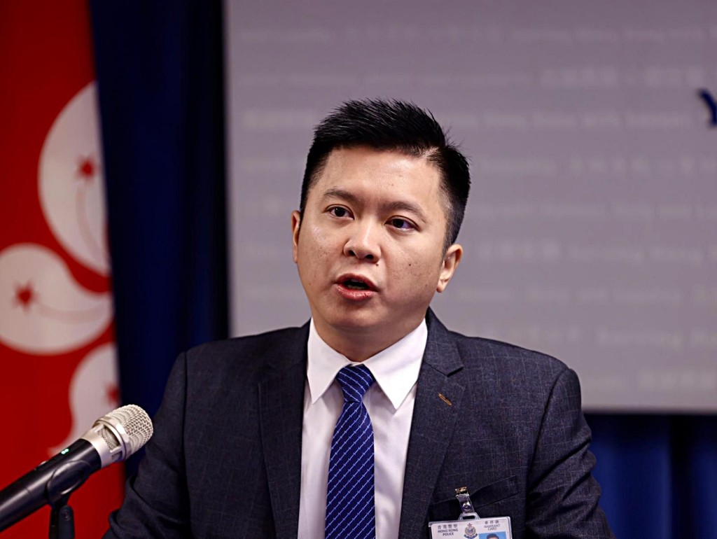 油尖警區刑事總督察陳熾華。 油尖警區刑事總督察陳熾華。