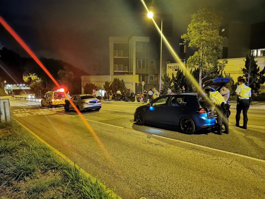 部分涉案車輛。
