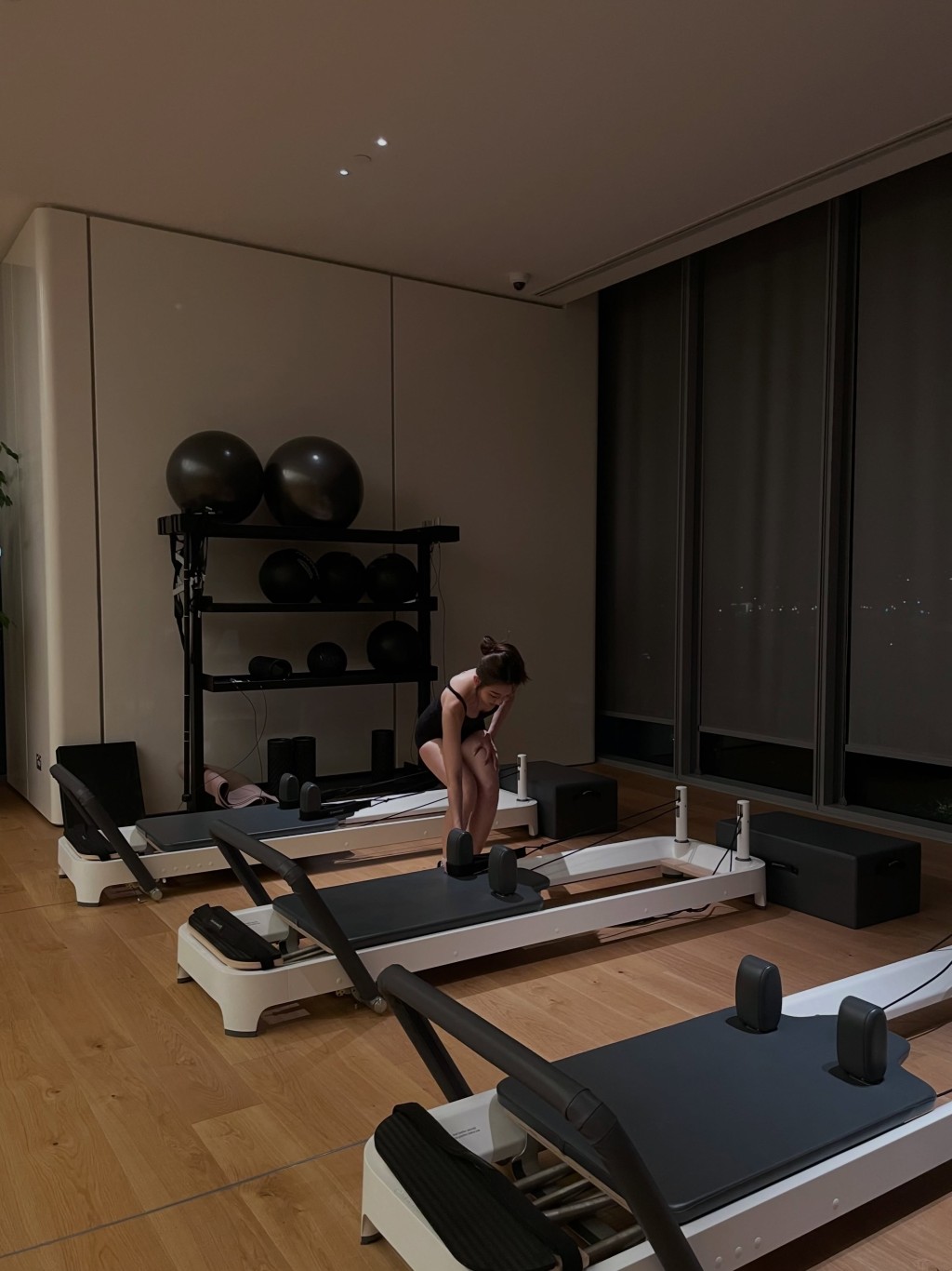 6號盧蔚晴靠Pilates練出完美腹肌。 6號盧蔚晴靠Pilates練出完美腹肌。