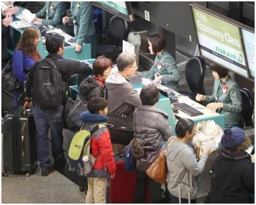 桃園機場男地勤確診感染麻疹。網圖