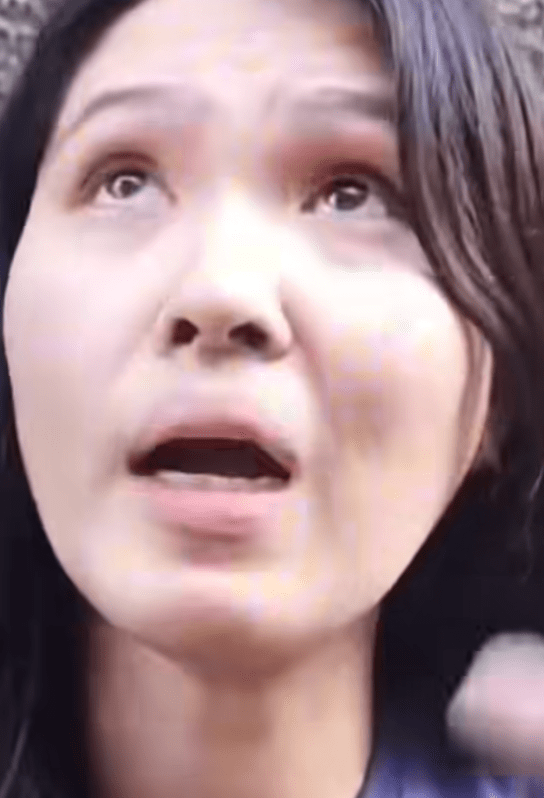 女事主事後受訪畫面。FB@Alan Domingo 女事主事後受訪畫面。FB@Alan Domingo