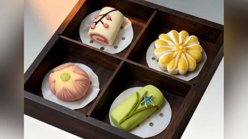 武漢一批大學生創製「養生饅頭」，獲當地一間公司以3萬元人民幣購入。極目新聞