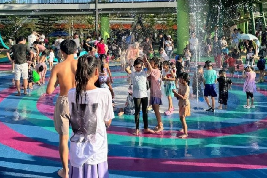 啟德體育園全新大型兒童遊樂設施「五行童樂園」。啟德體育園圖片